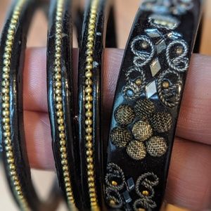 Final sale: 4 wooden bangles purchased in India
